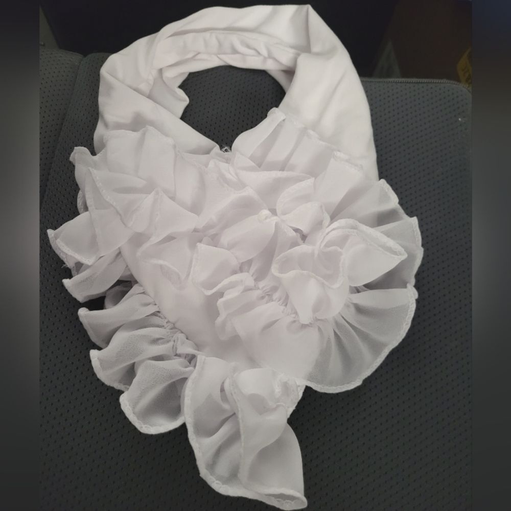 NWOT Neck Ruffle - One Size - Picture 2 of 2
